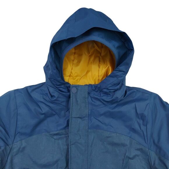 All In Motion Soft Shell Hooded Jacket Youth XL 16 Blue Zip Up Insulated Winter - Picture 5 of 13